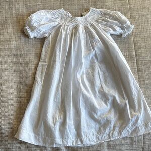 White Puff Sleeve Dress